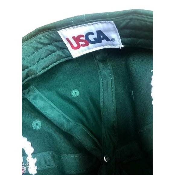 2018 US Open Shinnecock Hills USGA Golf Cap Member Hat Adjustable Green - Picture 4 of 4